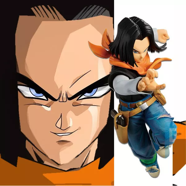 Tamashi nations Figura Android 17 Dragon Ball Super Do Deuses Dragon Ball  Super Colorido