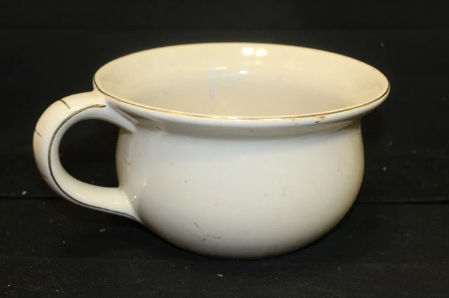 Alter Porzellan Topf Keramik Topf aus England mit Henkel D=22 cm H=12 cm Henkel