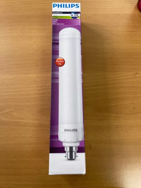 Phillips True Force LED SOX Lamp BY22D 19w LED = 35w 4000k Cool White