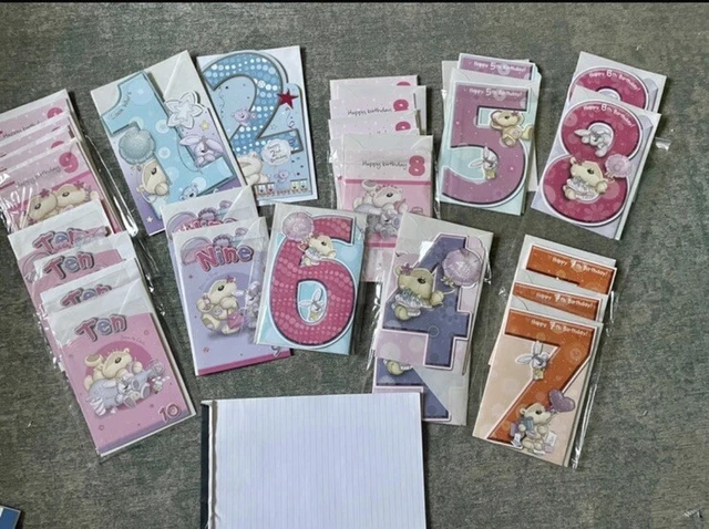 31 Assorted Children’s Birthday Cards Ages.