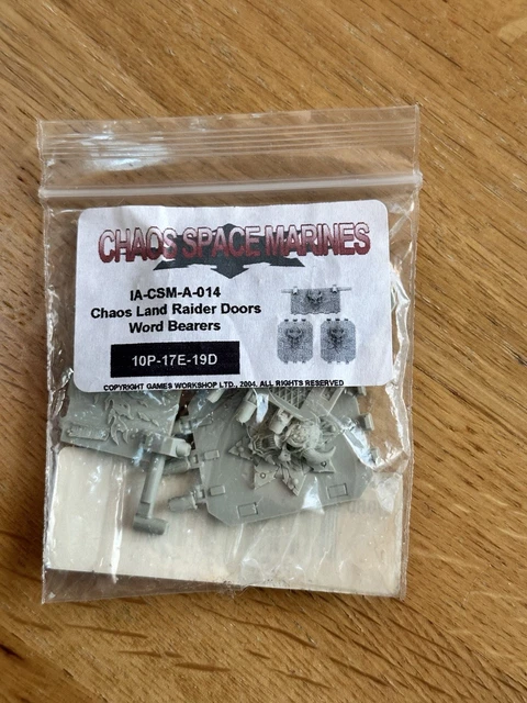 Forge World Warhammer 40k - Portes De Land Raider Chaos Word Bearers (non Peintes)