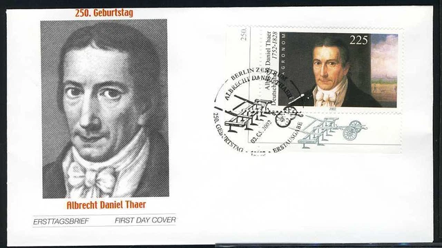 2255I Albrecht Daniel Thaer auf FDC Berlin