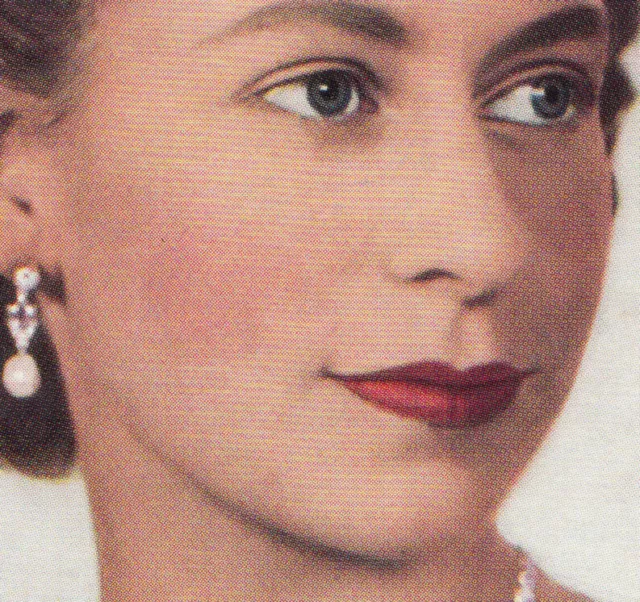 Queen Elizabeth II Memorial Vintage Porträt Kunst Druck Poster 1953 Krönung 2