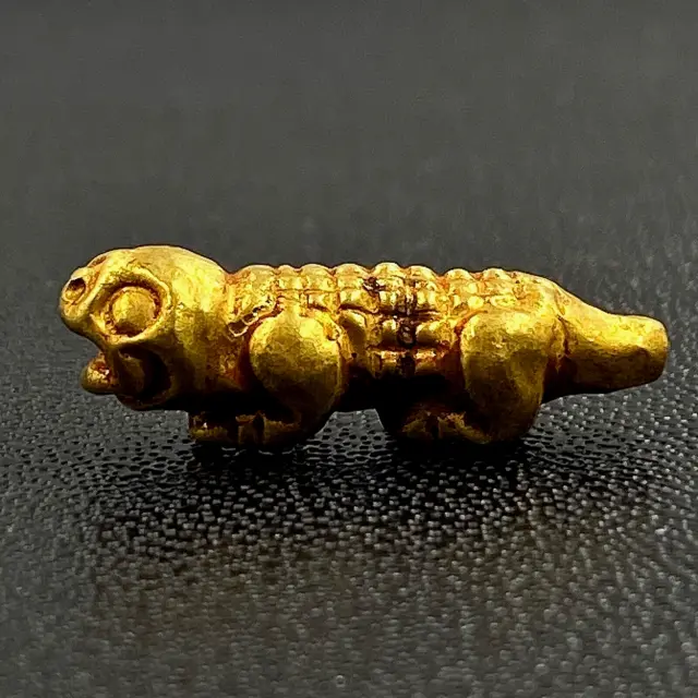 Vintage Ancient Gold Animals figures Beads from Pyu Period South east Asia