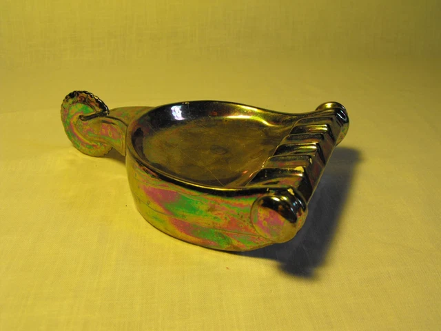 Ashtray- horse spurs ceramic vintage