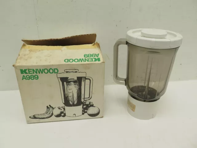 Vintage kenwood a989 liquidiser blender mixer attachment jug with original box