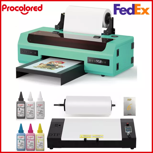 Procolored A3+ L1800 DTF Printer Roller Version T-shirt Textile Transfer Printer