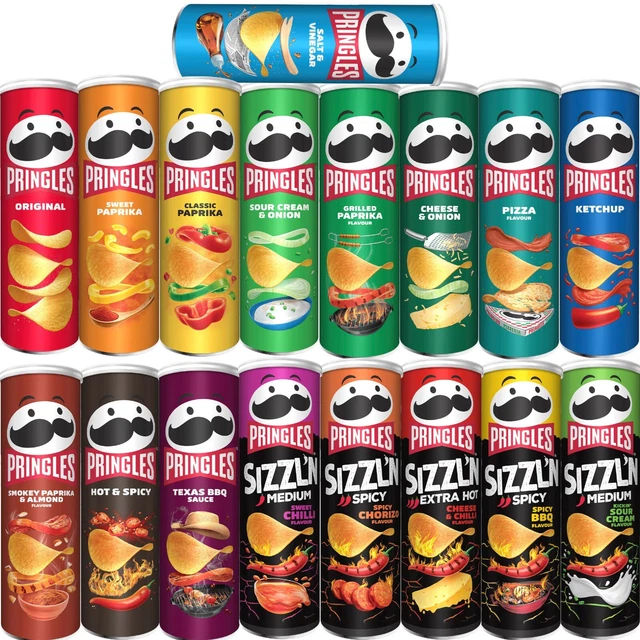 PRINGLES CHIPS - Pringles Sorten - verschiedene Pringles ...