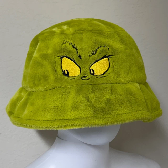 DR. SEUSS THE Grinch Bucket Hat Embroidered One Size Fits