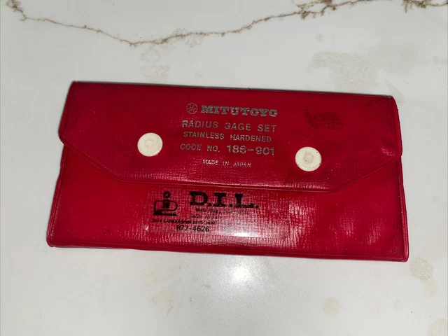 MITUTOYO RADIUS GAGE Set 186-901 Machinist Tools $50.00 - PicClick
