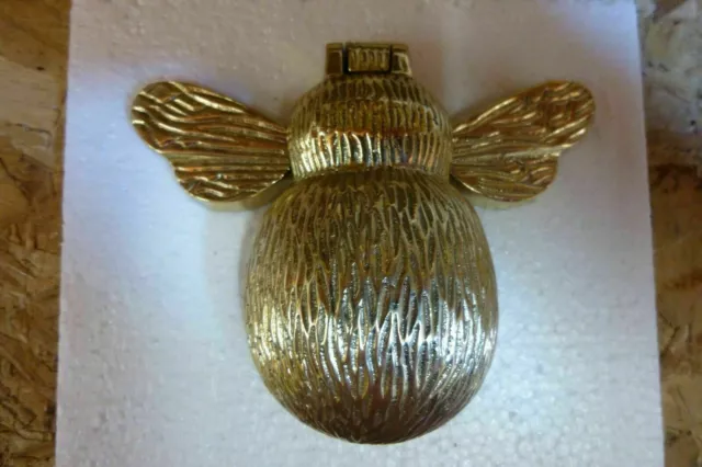 Solid Brass Bumble Bee Door Knocker, Material, Various Finishes Gift