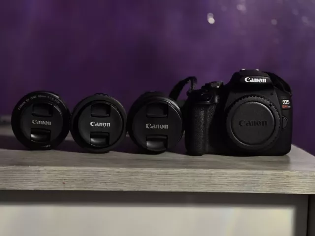 **Comes With 3 Lens** Canon EOS Rebel T7