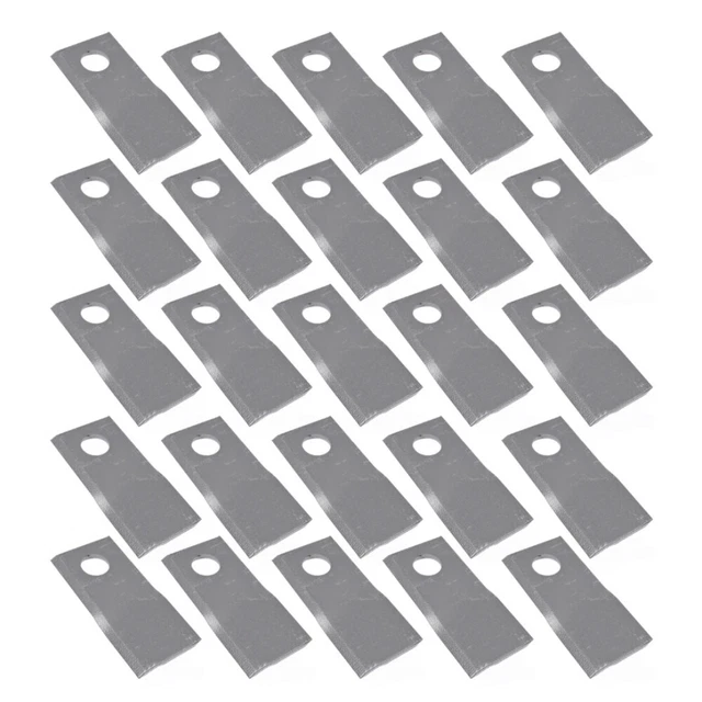 Set of (25) Interchangeable RH Disc Mower Blade Fits Krone Model: 323 139889