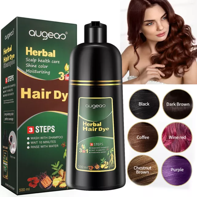 Tintura Per Capelli Permanente Istantanea Da 500 Ml Shampoo Istantaneo Per -