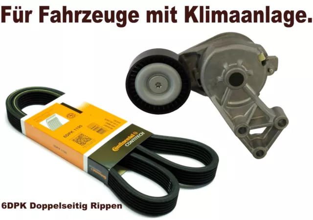 Keilrippenriemen + Riemenspanner VW BORA GOLF IV 1.9 TDI