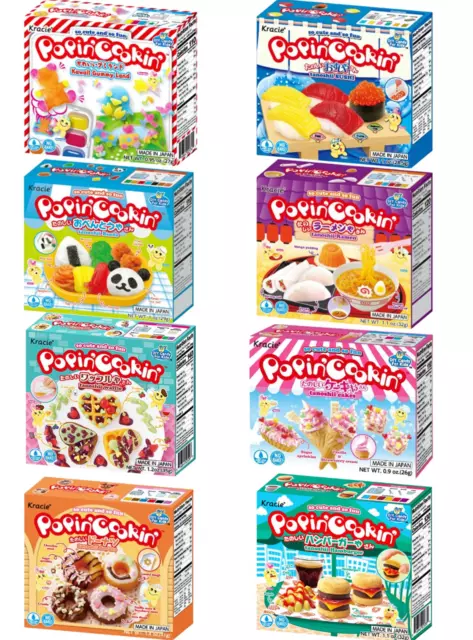 Kracie Popin Cookin DIY Candy Making Kit Mutliple Packs (Pack of 8)