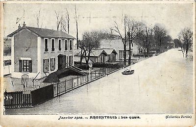 CPA Argenteuil-january 1910 - the docks (380562)