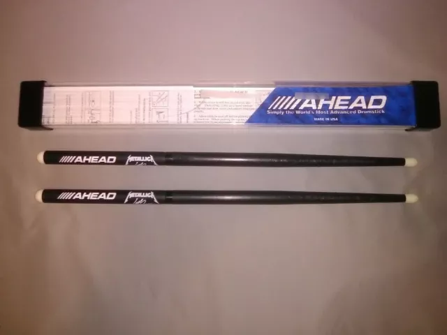 AHEAD DRUM STICKS. Lars Ulrich METALLICA sticks. Made in the USA .595 Drums AHEAD DRUM STICKS. Lars Ulrich METALLICA sticks. Made in the USA .595 Drums