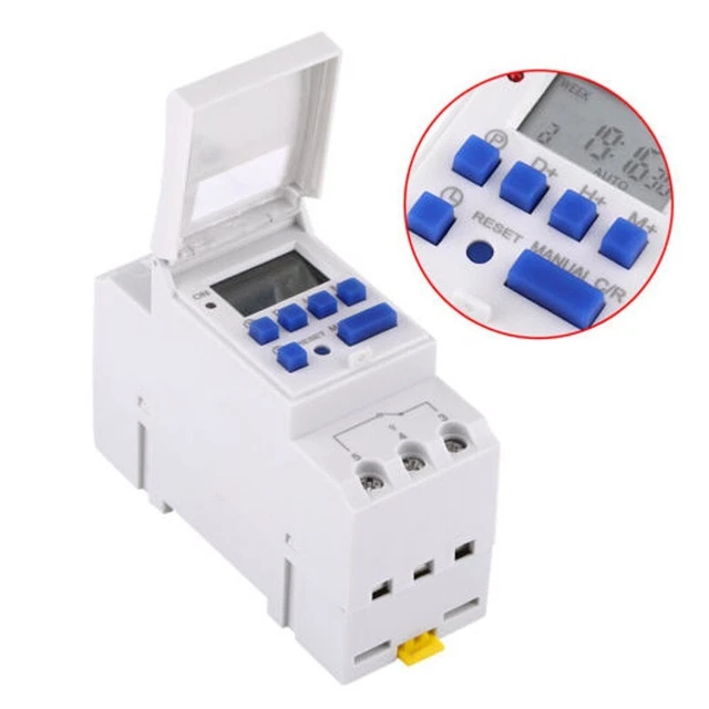 Programmabili Timer Interruttore AHC15A LCD Digitale Display Supporto Su/Spento