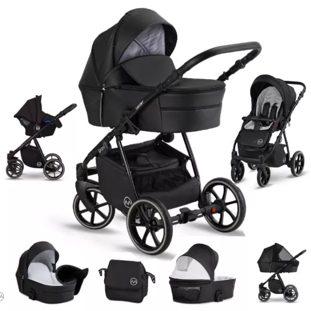 Poussette 3in1 2in1 Isofix 12,8 Kg Cosy Légère jusqu'à 22 KG PaxEco by Lux4Kids