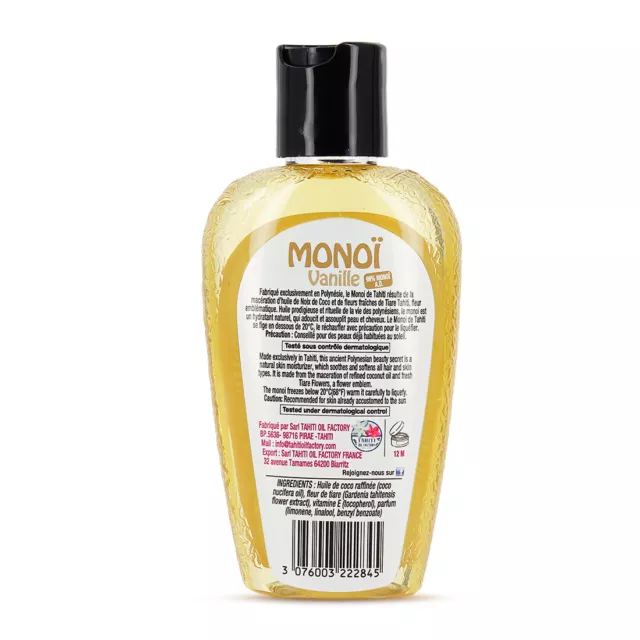 Monoi Tevi Tahiti Vanille 120ml