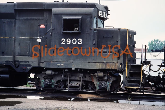 Vtg 1980's Original Photo Train Slide 2903 Engine Norfolk Western N&W X2M192