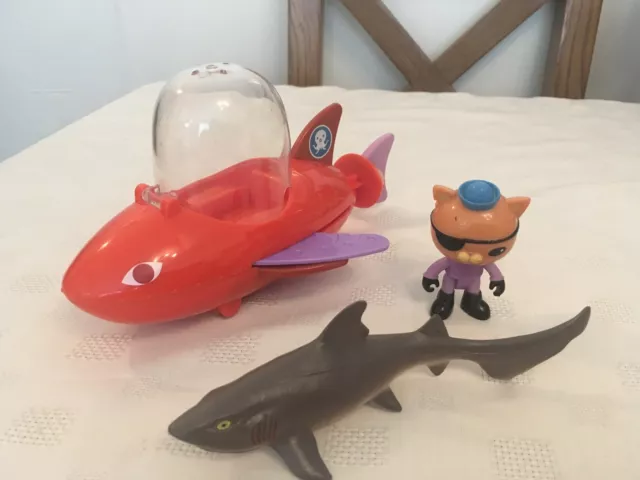 Octonauts Gup B (Purple) With Kwazii Figure & Shark (Lr)