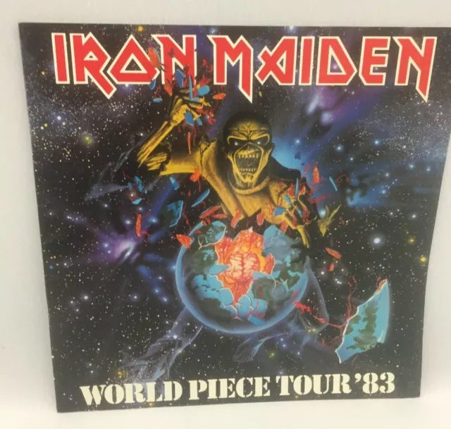 Iron Maiden - World Piece Tour - 1983 - Original Concert Programme.