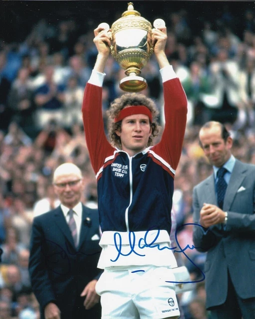 JOHN MCENROE #2 Autographed SIGNED 8 x 10 PHOTO REPRINT