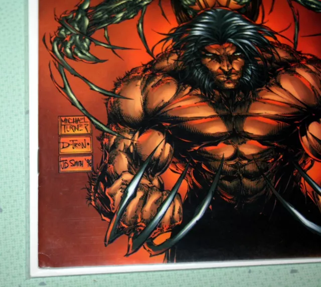 Devil's Reign # 5 Wolverine Witchblade #1 MAR 1997 Marvel Top Cow Turner Cover 3