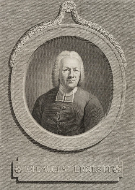 BAUSE (*1738) nach GRAFF (*1736), Porträt J. A. Ernesti (1707-1781),  1778, KSt.