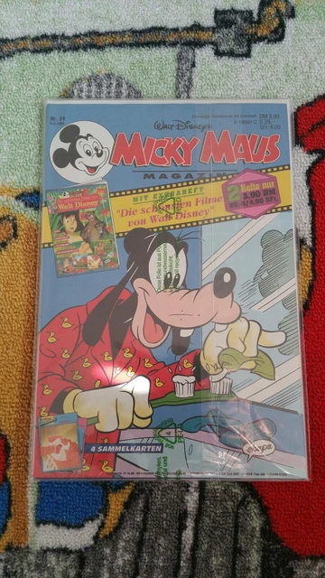 Micky Maus Nr. 24 1993 Mit Beilage Heft & Sammelkarten