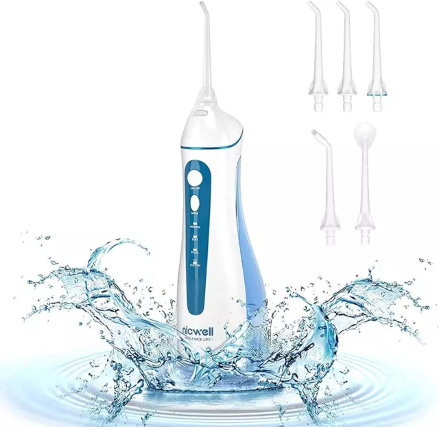 Idropulsore Dentale Portatile, Irrigatore Orale Professionale 4 Modalità E 5 Uge
