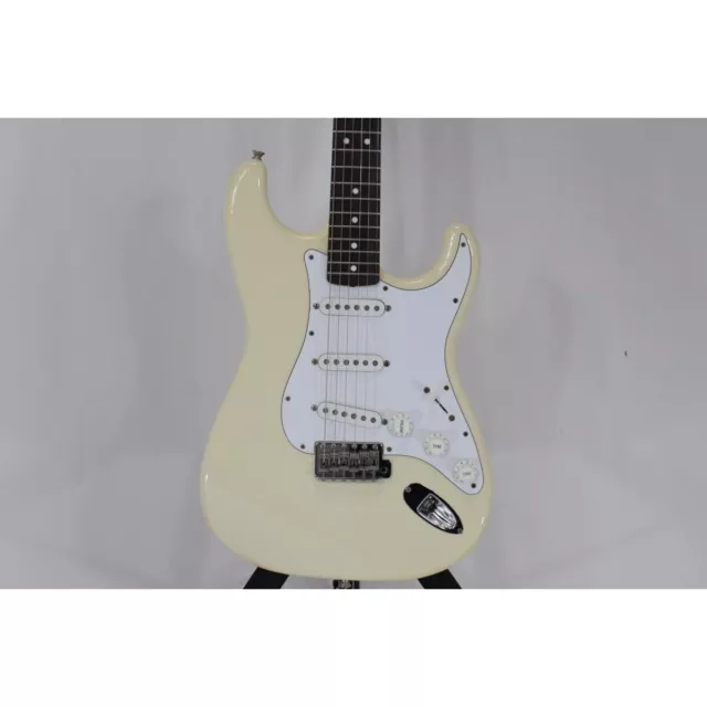 Fender Japan Stratocaster ST-STD Electric Guitar White made in Japan Used