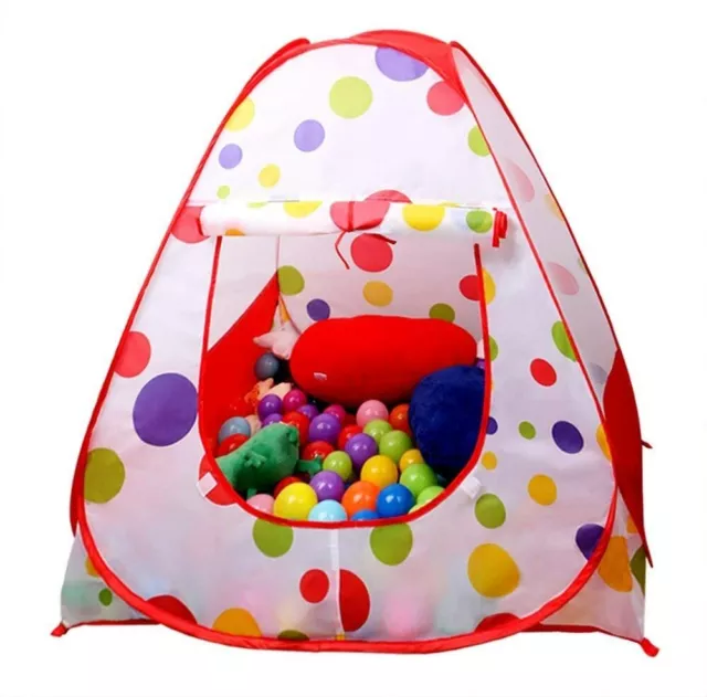 Kids Ball Pit Play Tent Play House Childern Pop Up Tent Outdoor Garden Fun Toy 2