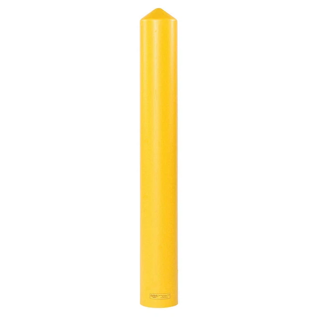 GRAINGER APPROVED 1737 Bollard Cover,8 In Dia.,57 In H,Yellow
