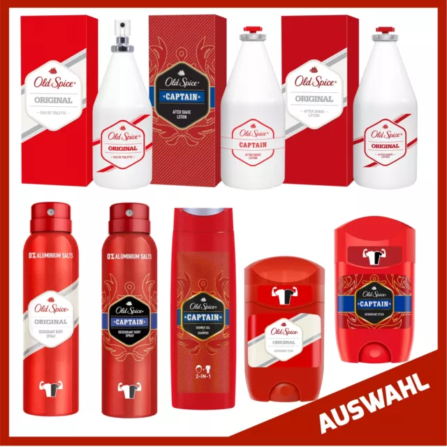 Old Spice Auswahl AfterShave EauDeToilette Bodyspray Duschgel Deo-Stick