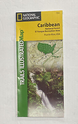 National Geographic Trails Illustrated PR Caribbean National Forest Map 790