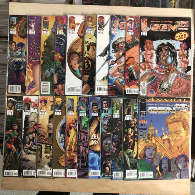 GEN 13 BOOTLEG #1 - 20 Annual Comic Books COMPLETE SERIES Image 1st Prints