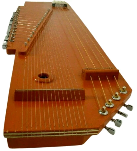 Musical String Instrument Full Rich Drone Sound 2 In One Swarmandal Cum Tanpura