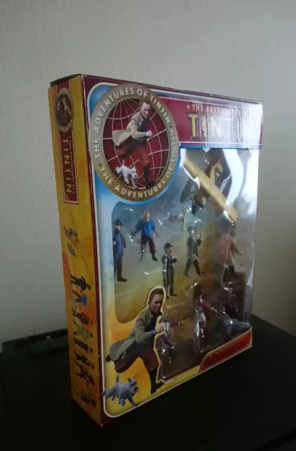 Tintin coffret collector Plastoy  "The Adventures of Tintin"