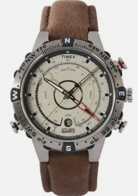 Timex Intelligent Quartz Mens Tide-Temp-Compass Watch T2N721