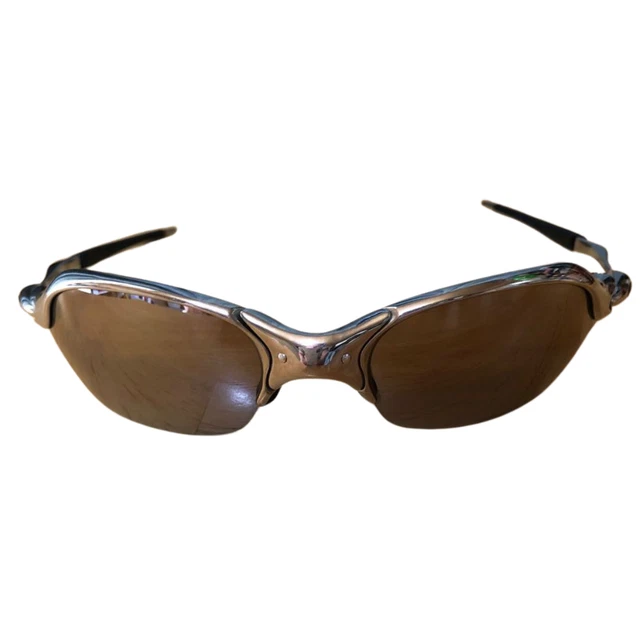 OAKLEY Romeo2 X-METAL Polished Titanium Iridium 2005 Boxed Used