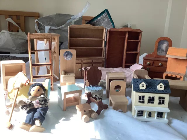 dolls house furniture job lot bundle