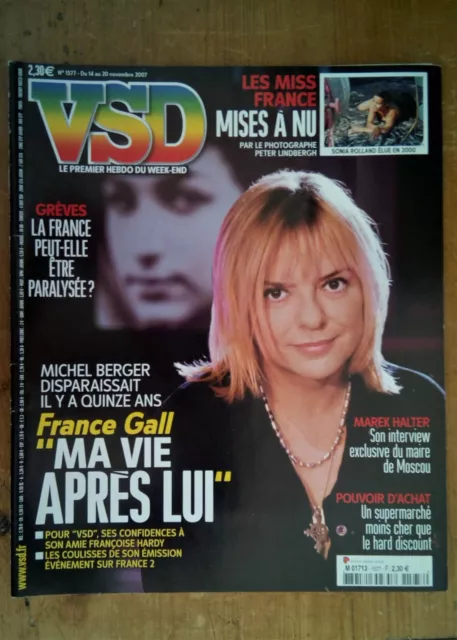 FRANCE GALL – VSD N°1577 14-20/11/2007 Jean-Pierre Marielle Patrick Timsit