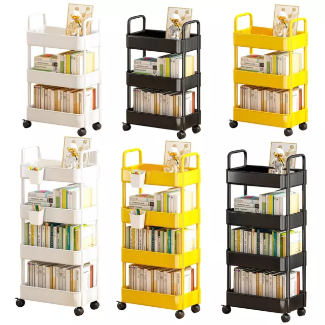 Storage Rack On The Ground Household Bookshelf Small Cart Toy Snack Storage Rack