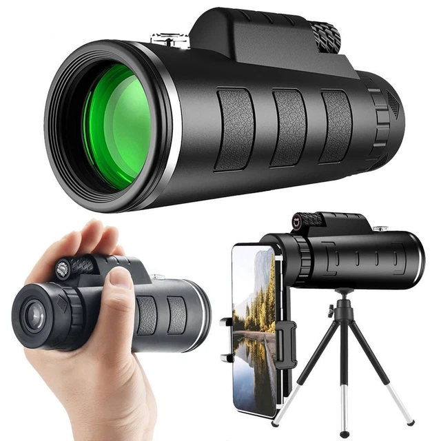 Definition Pocket Phone Holder Monocular Telescope Night Vision Clear Telescope