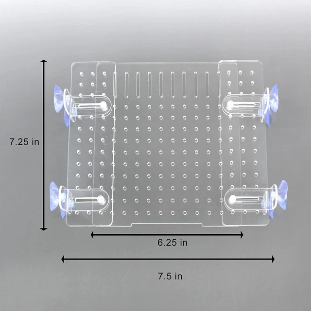 Pet - Rishi Aquarium Fish Tank Acrylic Divider Isolation Board (Suction Cup Incl 2
