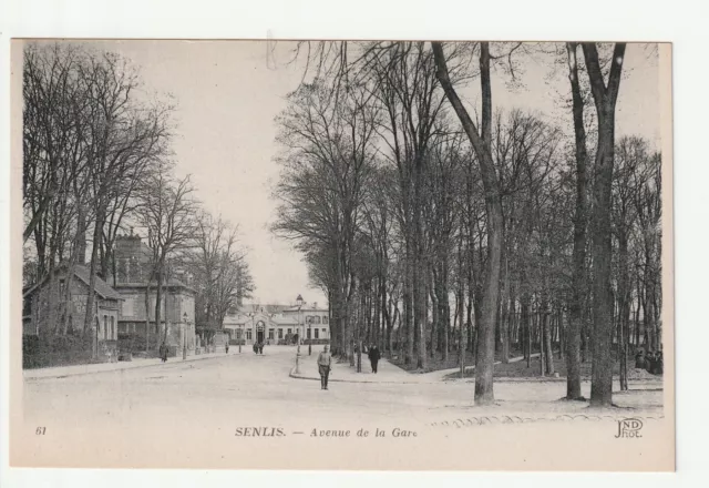 SENLIS - Oise - CPA 60 - Avenue de la Gare