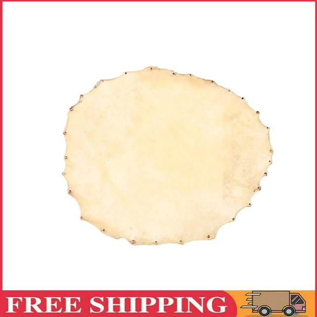Drum Goat Skin Head for African Tambourine Percussion Drum Part (Diameter 300mm)